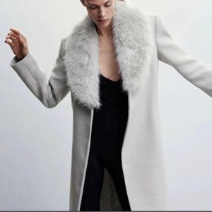 J. Percy dyed fox Fur 100% Lambswool One button 100% Satin Lined Timeless pastel